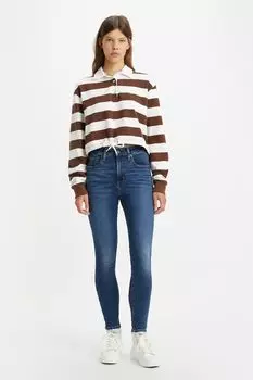 Джинсы узкого кроя с высокой талией 721 Levi'S, синий