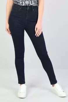 Джинсы узкого кроя с высокой талией Diana Colin'S, синий