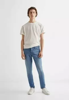 Джинсы узкого кроя SFIT Mango Kids, цвет bleu moyen