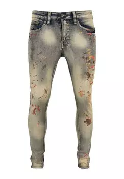 Джинсы узкого кроя SIGNATURE Southpole, синий