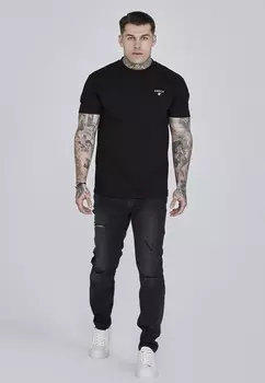 Джинсы узкого кроя SIKSILK, черный