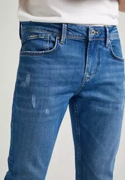 Джинсы узкого кроя SLIM FIT Pepe Jeans, синий деним