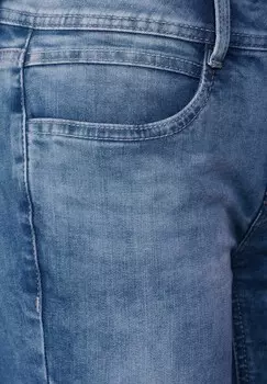 Джинсы узкого кроя SLIM FIT Street One, цвет Blau