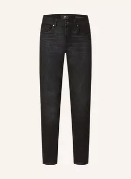 Джинсы узкого кроя slimmy tapered 7 for all mankind, черный