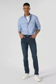 Джинсы узкого кроя со средней посадкой Colin'S, синий