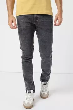 Джинсы узкого кроя со средней посадкой Mustang, темно-серый