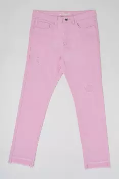Джинсы узкого кроя со средней посадкой Original Marines, розовый