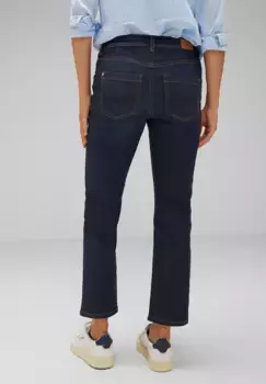 Джинсы узкого кроя STREET ONE из хлопка с стрейчем, цвет Dark Indigo Dipped