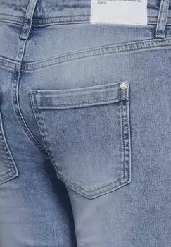 Джинсы узкого кроя Street One, светло-голубой