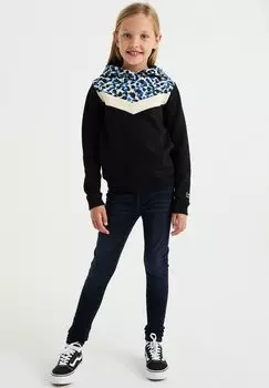 Джинсы узкого кроя Super Stretch WE Fashion, синий