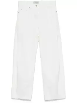 Джинсы узкого кроя System, белый