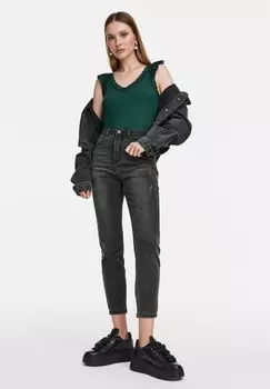 Джинсы узкого кроя Taranko, серый