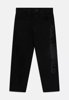 Джинсы узкого кроя TROUSERS UNISEX Karl Lagerfeld, черный