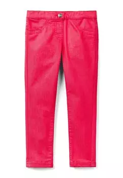 Джинсы узкого кроя United Colors of Benetton, красные