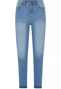 Джинсы узкого кроя Urban Classics, синий джинсовый
