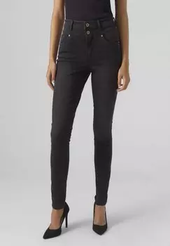 Джинсы узкого кроя Vero Moda, черный деним