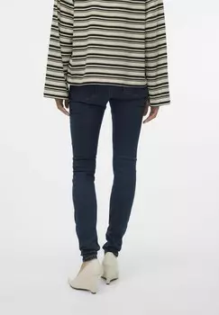 Джинсы узкого кроя Vero Moda, темно-синий деним