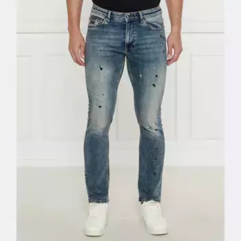 Джинсы узкого кроя Versace, синий