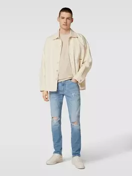 Джинсы узкого кроя в поношенном стиле, модель AUSTIN Tommy Jeans, джинс