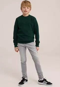 Джинсы узкого кроя WE Fashion, цвет grey