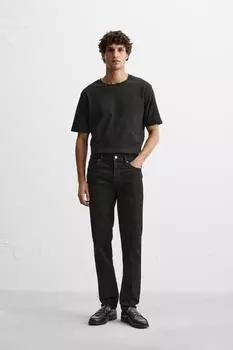 Джинсы узкого кроя ZARA, черный