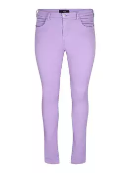 Джинсы узкого кроя Zizzi, фиолетовый
