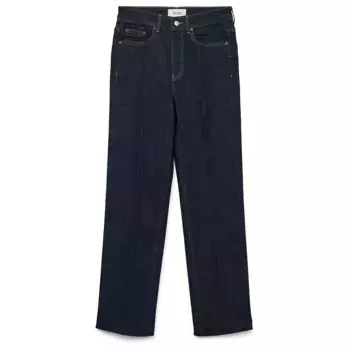 Джинсы Vero Moda Awalice Straight Fit Ra3032 high waist, синий