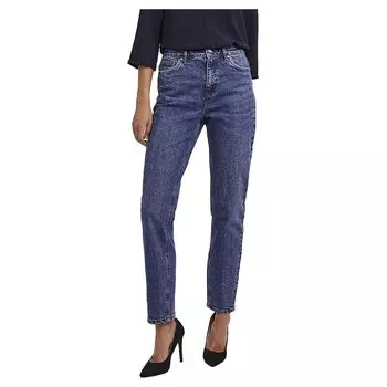 Джинсы Vero Moda Brenda Straight Ankle Gu390 High Waist, синий