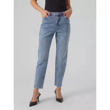 Джинсы Vero Moda Linda Mom Fit Gu3184 High Waist, синий
