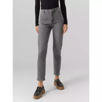 Джинсы Vero Moda Linda Mom Gu214 high waist, серый
