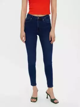 Джинсы Vero Moda с завышенной талией "VMSOPHIA HW SKINNY J SOFT", синий