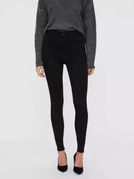 Джинсы Vero Moda с завышенной талией "VMSOPHIA", из мягкого модала, черный