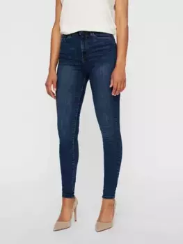 Джинсы Vero Moda с завышенной талией "VMSOPHIA", джинсовый