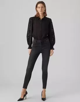 Джинсы Vero Moda Skinny fit черного цвета