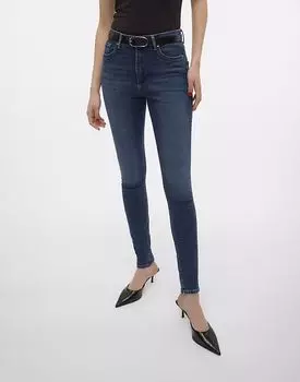 Джинсы Vero Moda Skinny fit из темно-синего денима