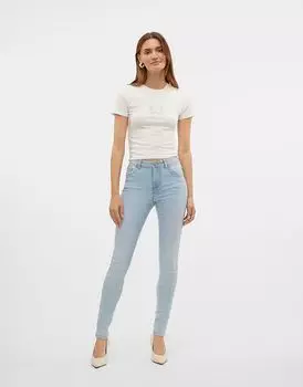 Джинсы Vero Moda Skinny fit светло-голубого цвета