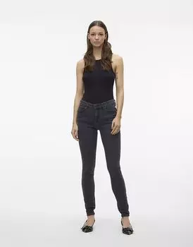 Джинсы Vero Moda Skinny fit темно-серого цвета