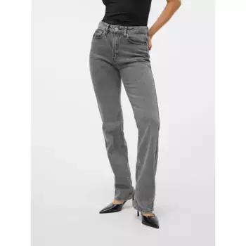Джинсы Vero Moda Tessa Straight Ra206 high waist, серый