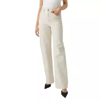 Джинсы Vero Moda Tessa Wide Fit high waist, бежевый