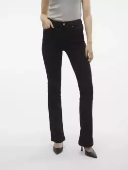 Джинсы Vero Moda "VMFLASH MR FLARED JEANS LI140 GA NOOS", черный