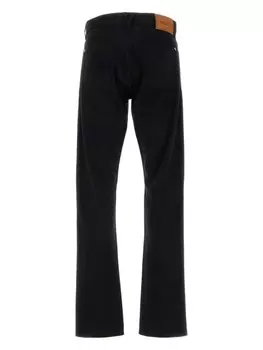 Джинсы Versace прямого кроя, черный