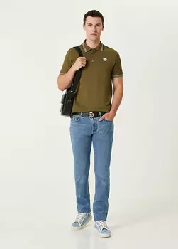 Джинсы Versace, синий