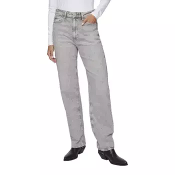 Джинсы Vila Freya Jaf high waist, серый