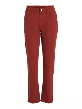 Джинсы VILA Regular Jeans Stray, цвет rusty red