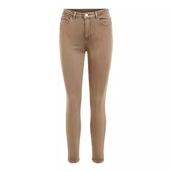 Джинсы Vila Skinny Amy, бежевый