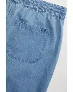 Джинсы Vineyard Vines Chambray Joggers, цвет Summer Evening