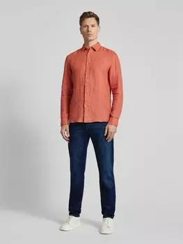 Джинсы в 5-карманном дизайне, модель "Re.Maine" BOSS Orange, темно-синий