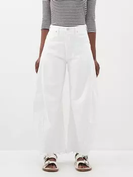 Джинсы в форме подковы Citizens Of Humanity, белый