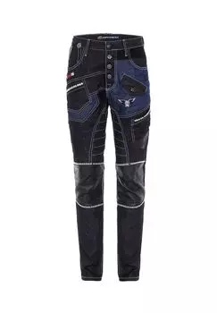 Джинсы в стильном дизайне CIPO & BAXX, цвет Rawblue