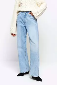 Джинсы в стиле 90-х прямого кроя и завышенной талией River Island, мультиколор